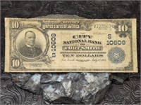 1914 City Nat'l Bank of Fort Smith Ark $10 Note