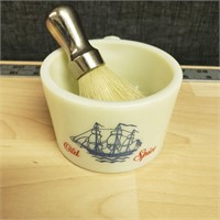 Old Spice Shaving Mug and Brush