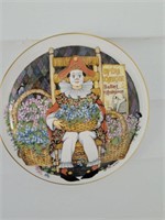 ROYAL DOULTON 1982 SIGNED WALL PLATE
