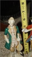 Set of Two Male Musicians Occupied Japan Figurines