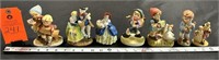 Assorted Hummel's and other figurines
