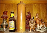 Kuntz Bottle, Animal Figures, etc.