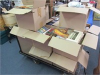 large estate book collection (18 large boxes)