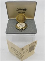 BENRUS 17 JEWELS POCKET WATCH IN WORKING CONDITION