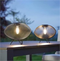 Outdoor Table Lamps - Set of 2, 8"H S