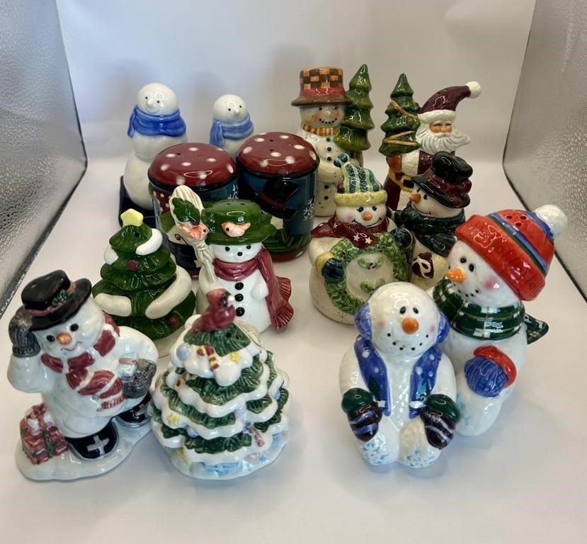 Christmas Collectible Salt and Pepper shakers