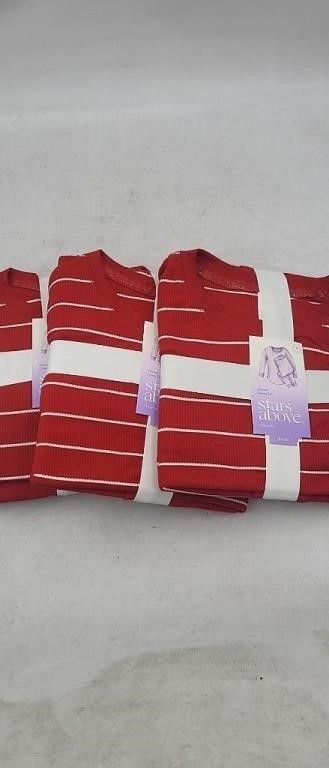 NEW (3) Star Above Womens Striped Thermal Pajama