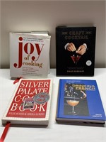 600 PG. JOY OF COOKING, SILVER PALATE COOKBOOK,