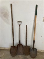 Lot of Various Shovels