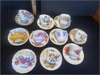 10 sets of cups & saucers- see pictures