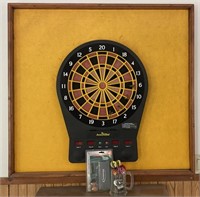 Arachnid (18" x 26") Dart Board, Halex Brass Dart