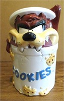 Tasmanian Devil Ceramic Cookie Jar