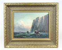 Painting: 19th c. Seascape