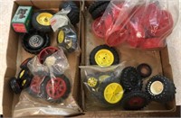 2 boxes of tractor parts