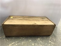 Antique dough box with lid