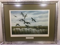 Large framed limited edition print, “Breaking