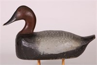 Canvasback Drake Duck Decoy by Unknown Maker,