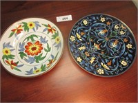 Cloisonne Plate and Bowl