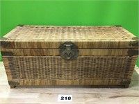 Antique Wicker Chest