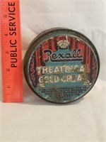 Antique Rexall Theatrical Cold Cream Tin