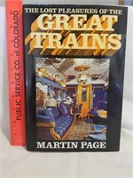 "The Lost Pleasures of the Great Trains" book