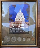 Presidential Framed Coin Type Set