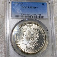 1899-O Morgan Silver Dollar PCGS - MS66+