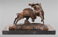 Charles M. Russell Bronze Sculpture