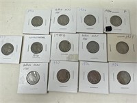 Coins-13 Buffalo Nickels
