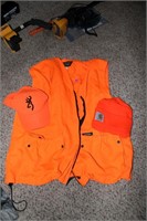 Remington Orange Vest and Hats