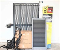 Metal Cargo Carrier Attachment, Luggage Cart, Asst