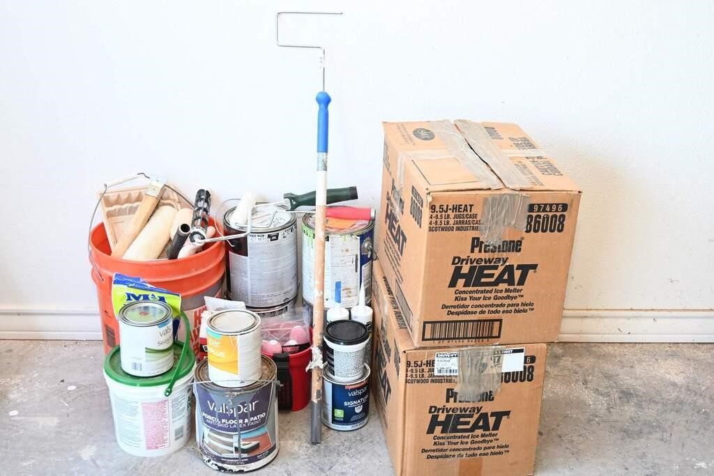 Painting Supplies, Prestone Driveway Heat