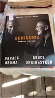 Renegades hardback book.  Barrack Obama and Bruce