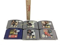 Nintendo 64 games:  NBA Jam 99, Backstage