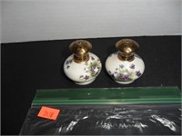 Floral ceramic Salt and Pepper Shakers