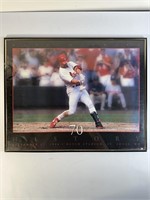 Mark McGwire 70 home run hit framed photo