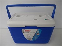 Coleman 28-Quart Cooler with Bail Handle, Blue