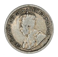 VG 1920 Canada 5 Cent Coin