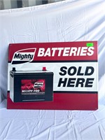 Mighty Batteries Sign