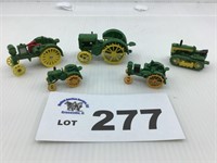 Lot Of 5 1/64 Scale Antique Tractors