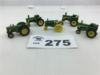 Lot Of 5 - 1/64 Scale Tractors