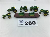 Lot Of 5 1/64 Scale Tractors and 1 Northwestern