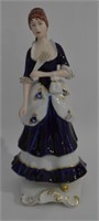 Royal Dux Porcelain Victorian Lady Figurine 9" 613