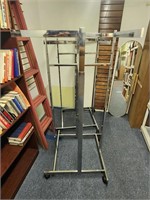 Lot of 2 Clothing Racks on Wheels