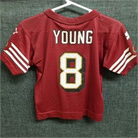 Vtg Infant Steve Young 49ers 8 Jersey 24 Months