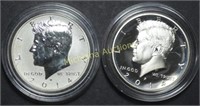 2014-S Silver Proof and Reverse Proof Kennedy's