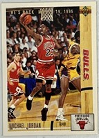 1991 Upper Deck He's Back Michael Jordan #44