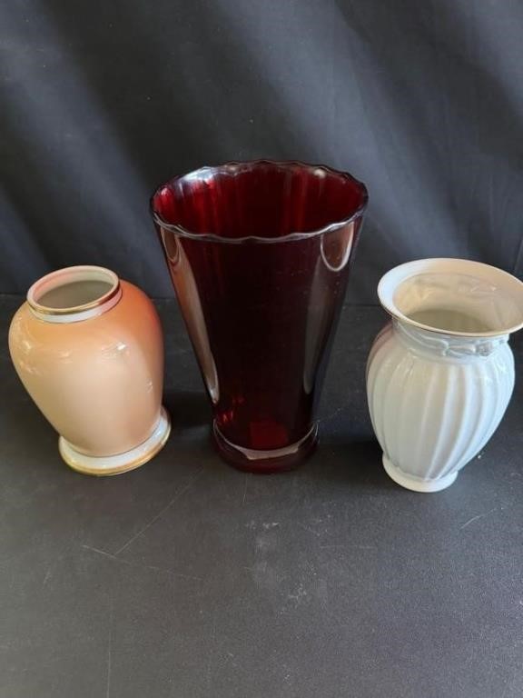 3 Flower Vases