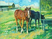 Sven LINDAUER Oil Painting Horse