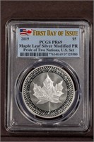 2019 S$5 Maple Leaf PCGS PR69